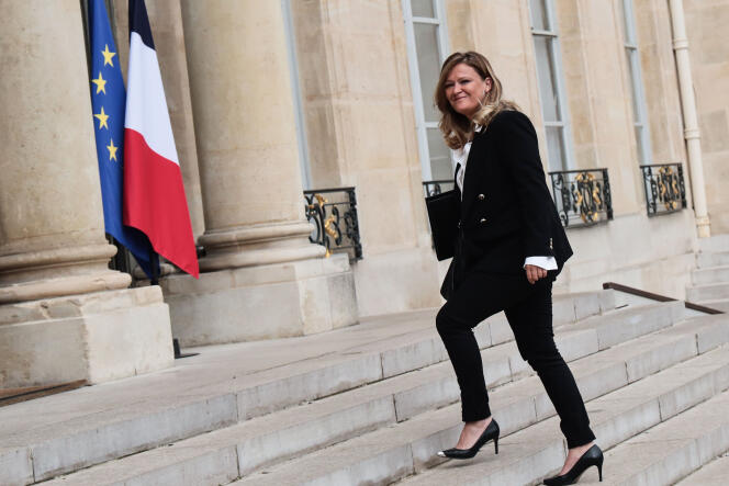 Olivia Gregoire, portavoz del gobierno, en París, 23 de mayo de 2022. 