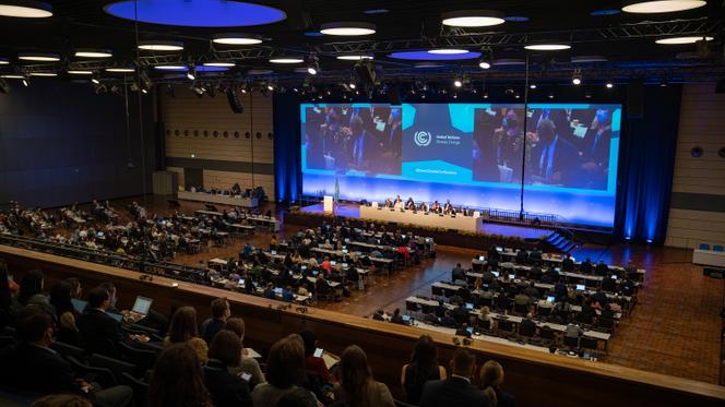 Sesión de apertura de las negociaciones climáticas en Bonn, 6 de junio de 2022.