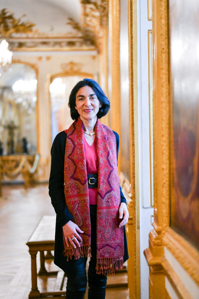 Anne Miller, administradora general del patrimonio de Chantilly (Oise), 30 de marzo de 2022.