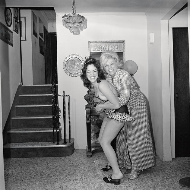 Self-portrait of the photographer tap dancing with her mother (Massapequa, New York, 1975).