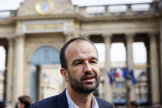 Manuel Bompard, député des Bouches-du-Rhône, le 21 juin 2022 à l’Assemblée nationale.
