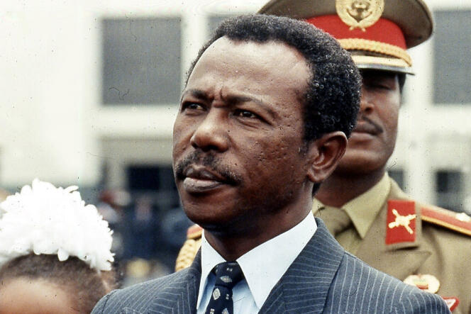 L’ancien dictateur éthiopien Mengistu Haïlé Mariam, photographié en 1990, un an avant la chute de son régime.