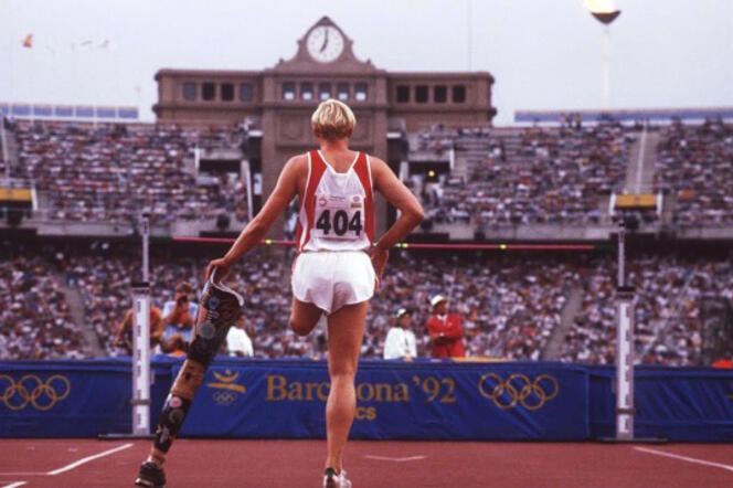 Jeux paralympiques de Barcelone (Espagne), en septembre 1992.