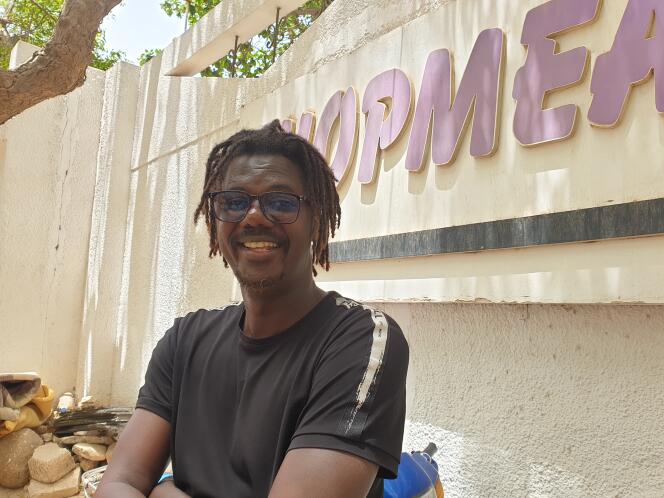 Le comédien sénégalais Cheikh Mahfousse Samb, en juin 2022.