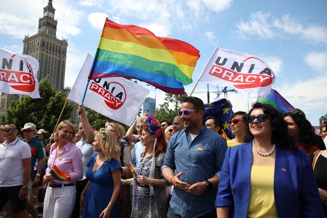 In Warsaw, Polish and Ukrainian activists march for LGBTQ rights