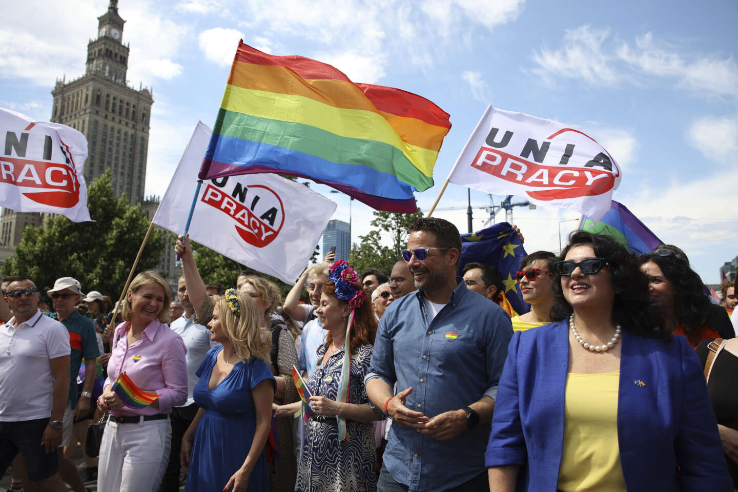 In Warschau demonstrierten Polen und Ukrainer gemeinsam bei der Pride-Parade