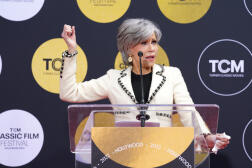 Jane Fonda, à Los Angeles (Etats-Unis), le 22 avril 2022. 