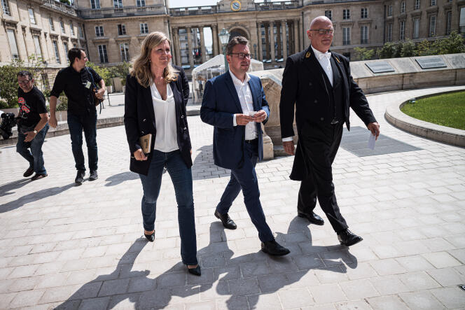 MP Yaël Braun-Pivet arrives at the Assemblée Nationale in Paris on June 21, 2022.