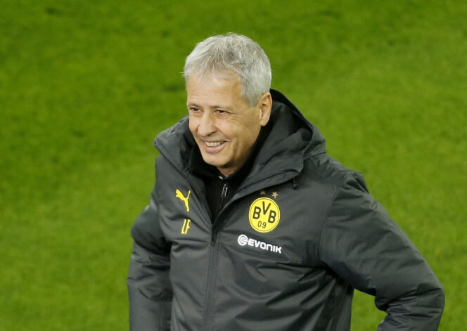L’entraîneur Lucien Favre, le 24 novembre 2020, à Dortmund.
