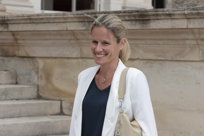 La députée MoDem de Charente-Maritime Anne-Laure Babault, à l’Assemblée nationale, le 20 juin 2022. 