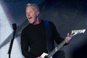 James Hetfield, de Metallica, au festival Hellfest, à Clisson (Loire-Atlantique), le 26 juin 2022.