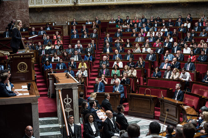 En la Asamblea Nacional, en París, el 28 de junio de 2022.