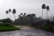 Un cyclone sur Tahiti, en 2010.
