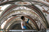 Au château des Grimaldi, à Monaco, un trésor de fresques était caché dans les murs