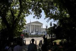 La Cour suprême des Etats-Unis, à Washington, le 30 juin 2022.