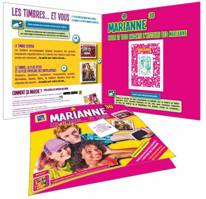 « Marianne, les timbres... et vous », et réalité augmentée, en 2013.