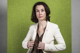 Portrait de la nouvelle PDG de Veolia, Estelle Brachlianoff, à Aubervilliers, le 13 janvier 2022. 