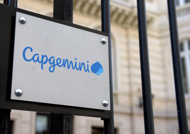 Le siège du cabinet de conseil Capgemini, à Paris, le 25 juin 2019. 