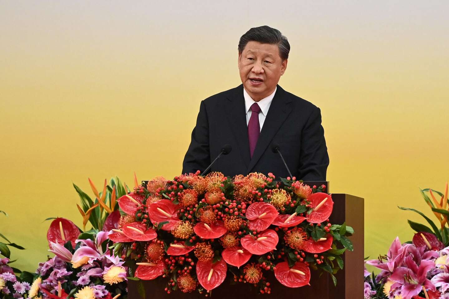 Le président chinois Xi Jinping, en visite à Hongkong, célèbre le 25e anniversaire de la rétrocession de la ville à la Chine