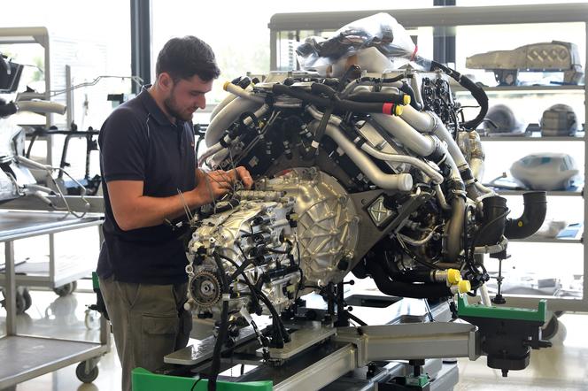 A l'usine Bugatti de Molsheim, Basso Reno, il 5 giugno 2019. 