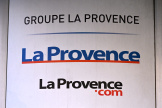 Le logo de « La Provence », à Marseille.