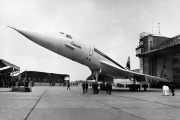 Le prototype du Concorde, à Toulouse, le 11 décembre 1967.