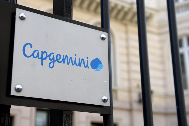 Le siège du cabinet de conseil Capgemini, à Paris, le 25 juin 2019. 