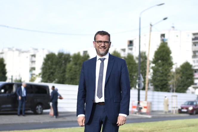 El alcalde de Clichy-sous-Bois, Olivier Klein, 16 de septiembre de 2019.