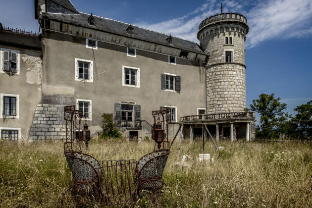Le château de Grammont, à Ceyzérieu, le 30 juin 2022.