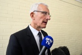 Guillaume Pepy, ancien PDG de la SNCF, au palais de justice d’Evry, le 28 avril 2022. 