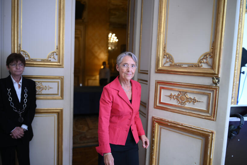 La première ministre Elisabeth Borne, à Matignon, à Paris, le 19 juin 2022.