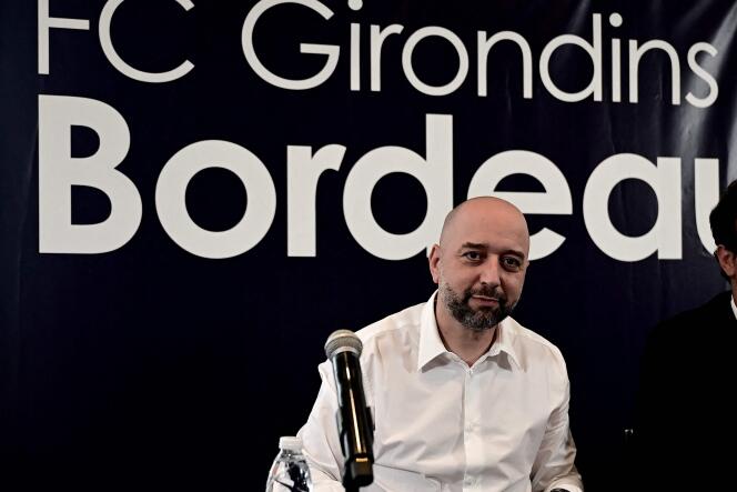 Gérard Lopez, le président des Girondins de Bordeaux , ici en juillet 2021.