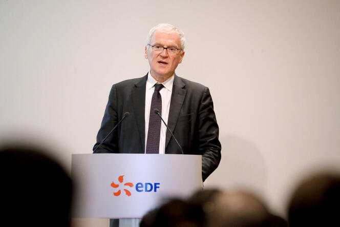 Jean-Bernard Lévy, PDG d’EDF, en février 2020, à Paris.