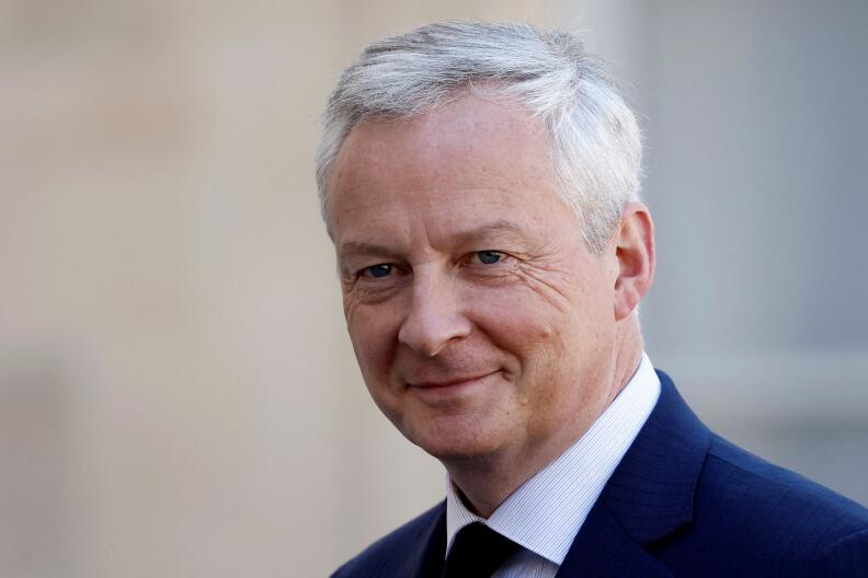 FILE PHOTO: French Minister for Economy, Finance, Industry and Digital Security Bruno Le Maire arrives to attend the weekly cabinet meeting after a government reshuffle at the Elysee Palace in Paris, France, July 4, 2022. REUTERS/Benoit Tessier/File Photo