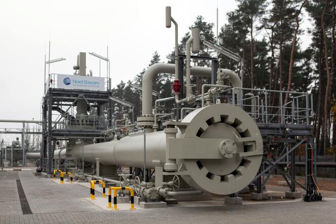 Le gazoduc Nord Stream 1 à Lubmin, en Allemagne, le 8 novembre 2011.