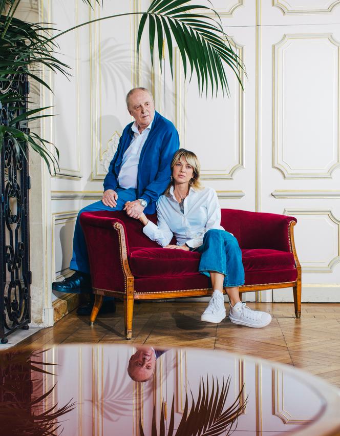 Dario Argento y Asia Argento, en el Hotel Regina Louvre, en París, el 6 de julio de 2022.