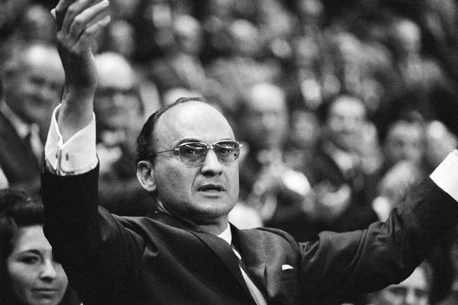 Luis Echeverria, le 16 novembre 1969 à Mexico, après son investiture pour la présidentielle de 1970.