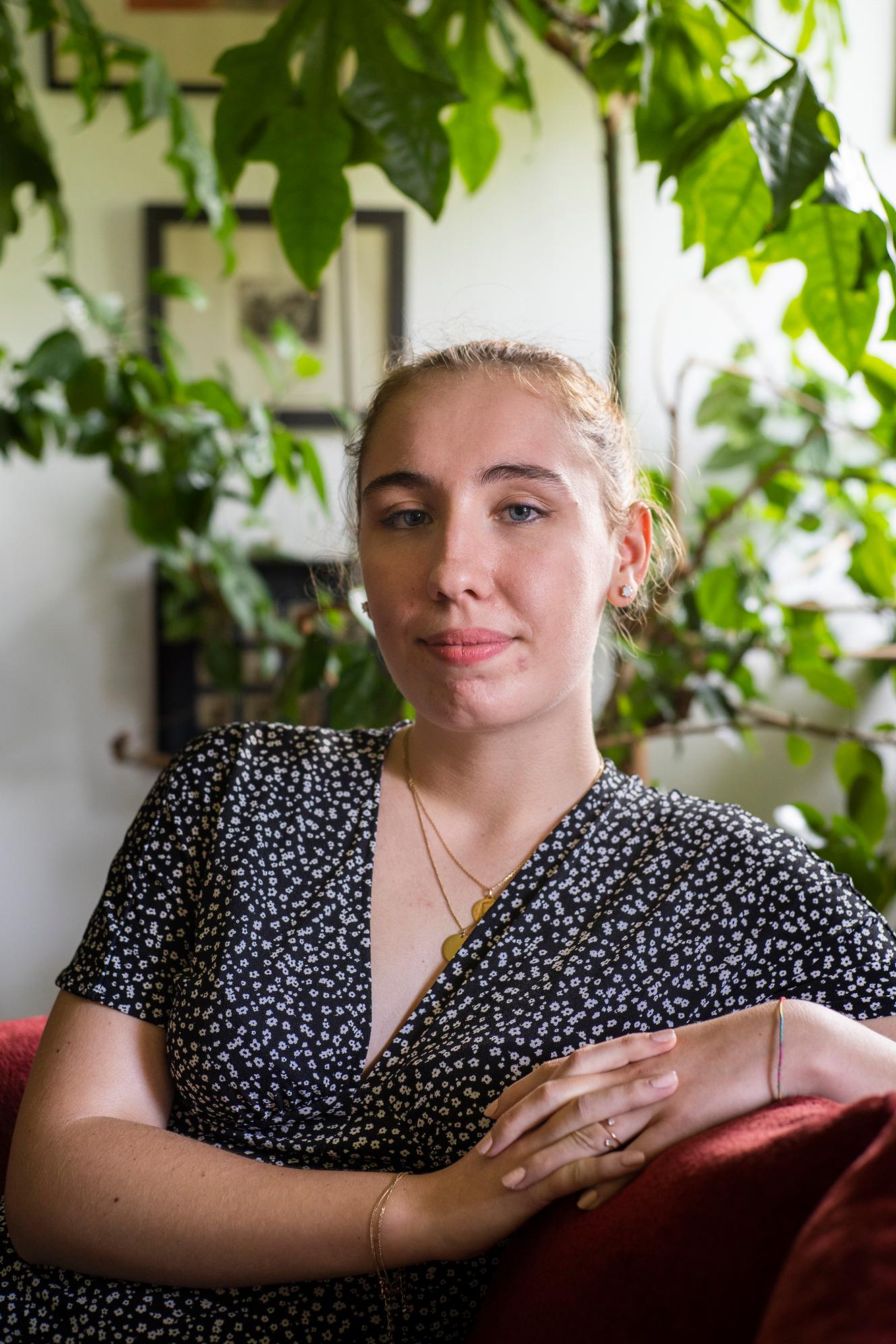 Chloé Bey, 20 ans, étudiante en quatrième année de médecine, à Nancy, le 6 juillet 2022.