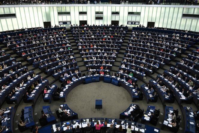 Le Parlement européen, à Strasbourg, le 6 juillet 2022.