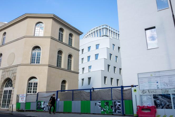 Sur le chantier de construction de l’université Sorbonne-Nouvelle, le 9 octobre 2020. 