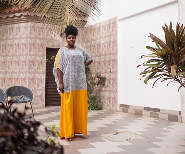 Salamata Konte, à Dakar, où elle possède une agence de voyages, le 3 juin 2022.