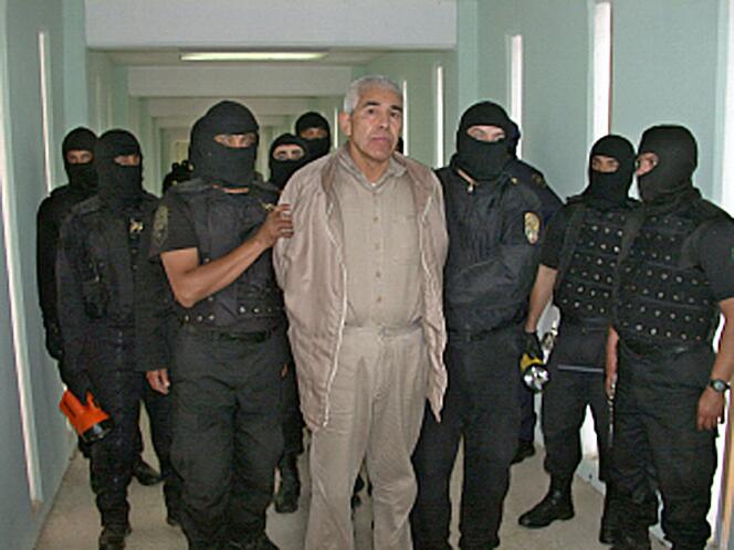 Photo d’archive de Rafael Caro Quintero, lors de sa première incarcération, à la prison de Puente Grande à Guadalajara, au Mexique, en janvier 2005.