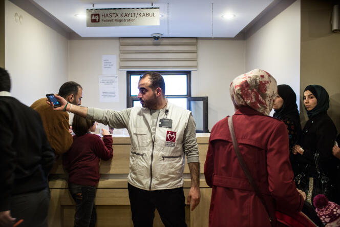Dans une clinique médicale dirigée par Médecins du monde dans le district de Fatih à Istanbul, en mars 2016. 