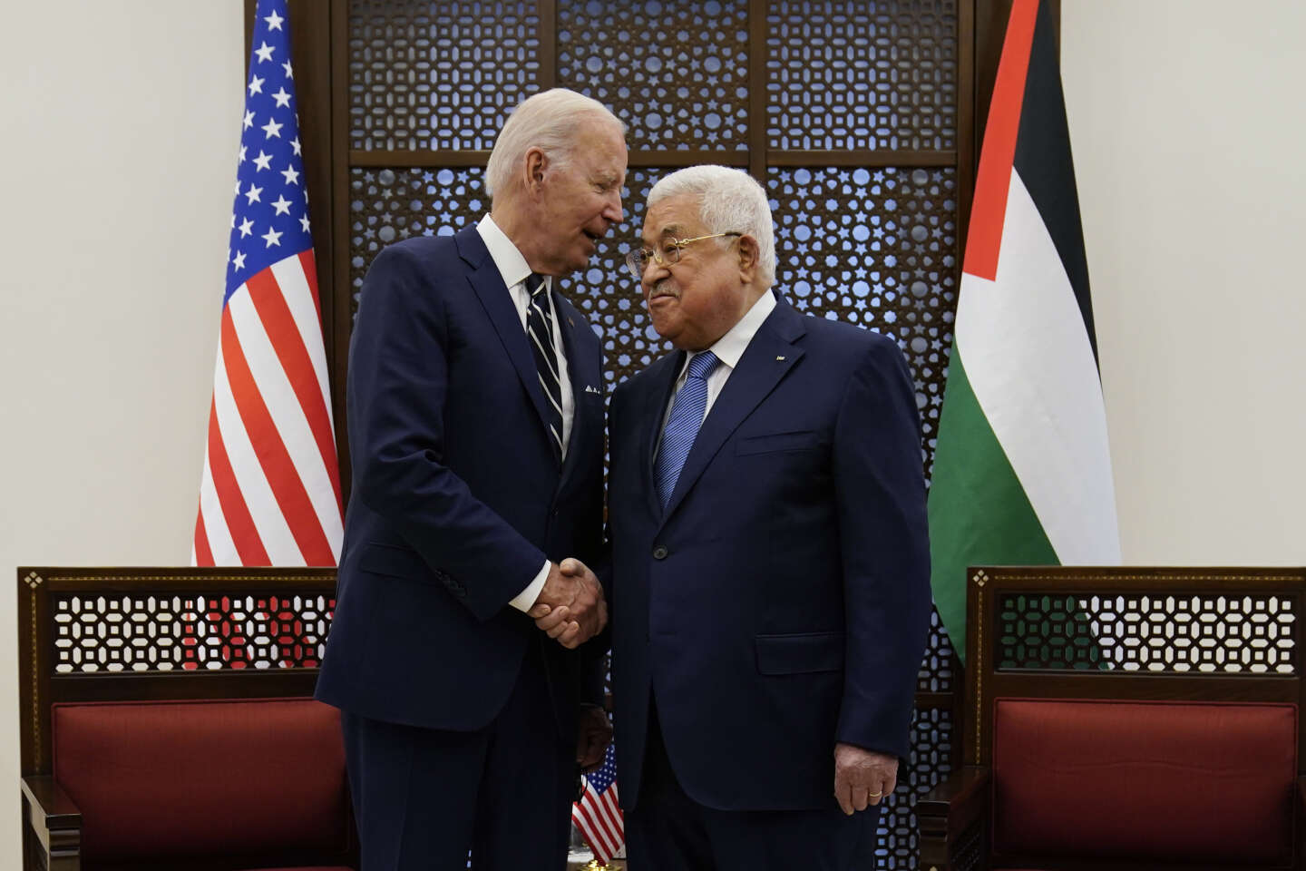 Face à Joe Biden, Mahmoud Abbas refuse tout rapprochement entre Israël et l'Arabie saoudite