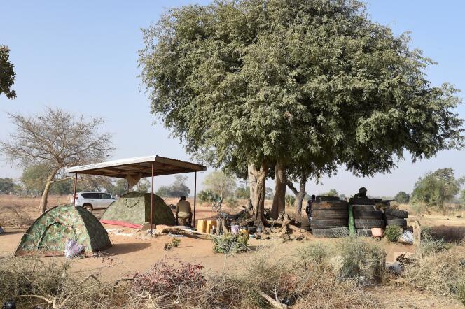 Soldados togoleses en Yemboate, en el norte del país, en la frontera con Burkina Faso, en febrero de 2020.