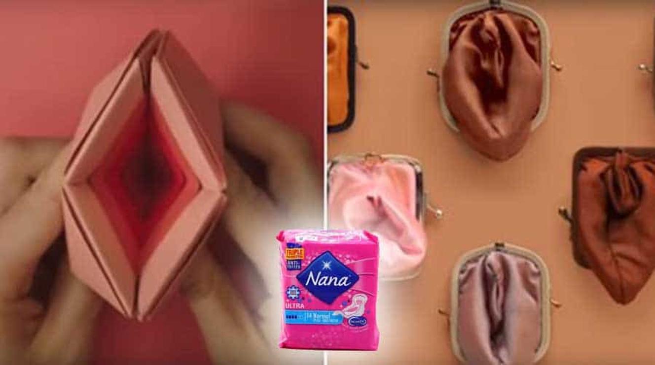 Captures d’écran de la campagne « Viva la Vulva » de Nana, en 2019.