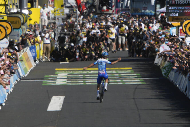 Australia's Michael Matthews will win his 14 stadium Tour de France in Mende (Lozère) on 16 July. 