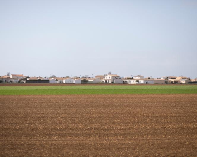 Il villaggio di Saint-Rogatien (Charente-Maritime) è circondato da campi coltivati. Diversi bambini sono stati colpiti da tumori pediatrici dal 2008. Qui, 11 marzo 2021.