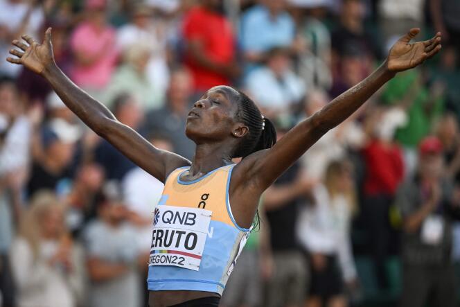 Norah Jeruto ha vinto il titolo della corsa a ostacoli dei 3000 metri. 
