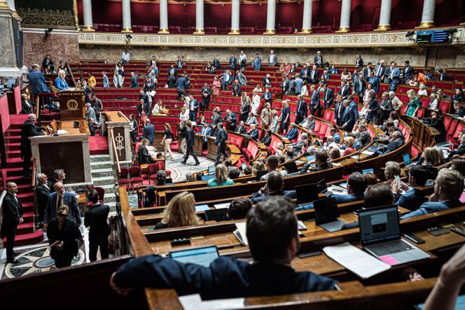 Durante i dibattiti sul disegno di legge relativo alle misure urgenti per la tutela del potere d'acquisto, in Assemblea Nazionale, 21 luglio 2022.